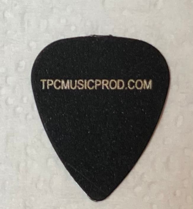 TPC Guitar Pick back with TPCMUSICPROD.COM