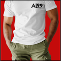 AL99 Logo T-Shirt in white front