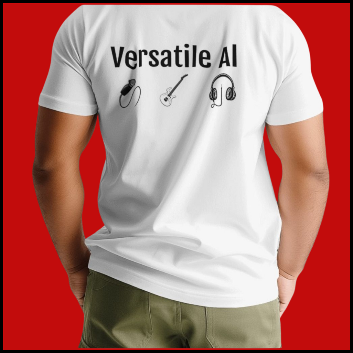 AL99 Logo T-Shirt white back